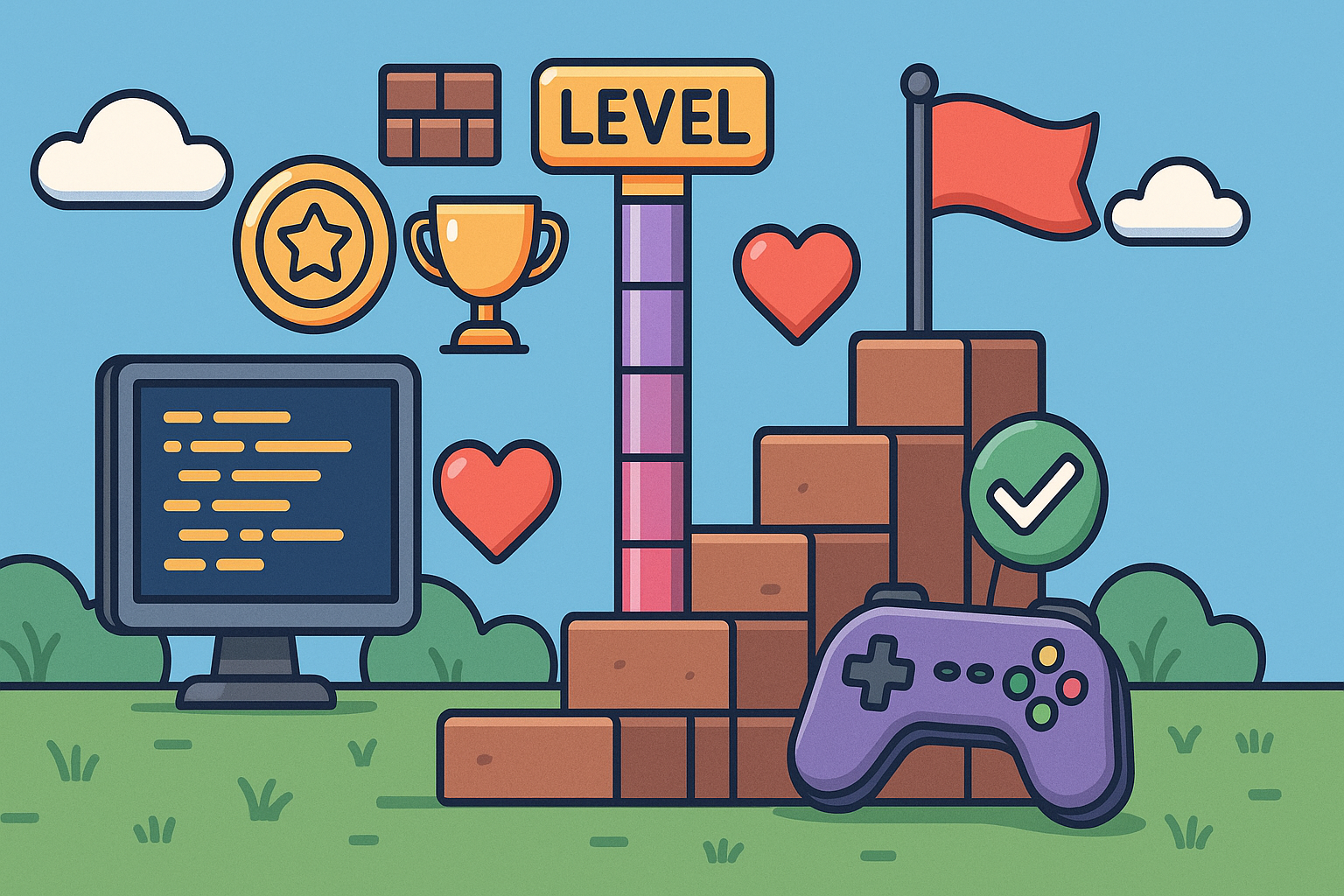 El progreso del desarrollador: Medir el avance con elementos de juego